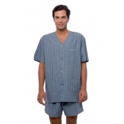 Woven pyjama with shorts